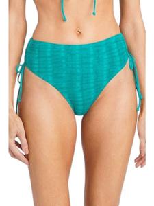 Шорты для бикини Sahara с эффектом тай-дай в аква, высокая посадка Robin Piccone, Aqua