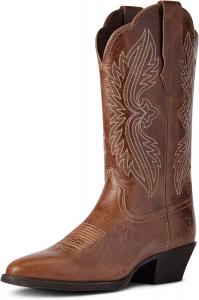 Женские ботинки ARIAT Heritage R Toe Stretchfit, Dark Peanut