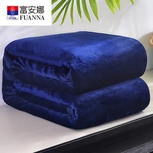 Fuanna Флисовое одеяло 180х200 см, двусторонний велюр, цвет xy-Baoshilan
