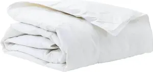 Одеяло белое 135 x 200 см перо vidaXL