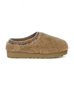 Макси кудрявые зимние сапоги Ugg, бежевый