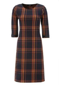 Платье-футляр Selected, коричневый