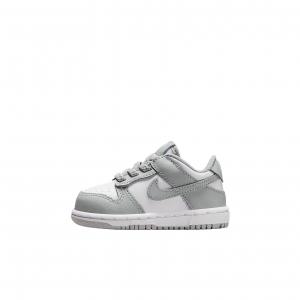 Dunk Low топ для малышей light gray для младенцев и малышей Nike, светло-серый