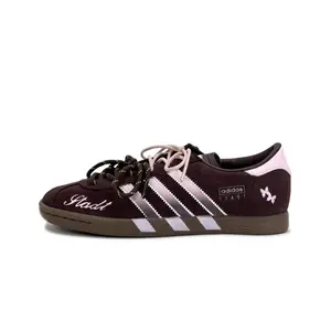 Adidas Originals Городские устойчивые к истиранию низкие кроссовки для скейтбординга Unisex Pink Brown