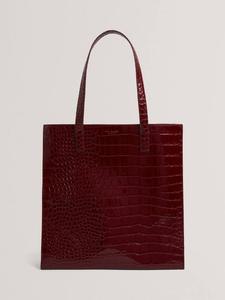 Wenella большая сумка-тоут Croc Ted Baker, Wine