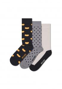 Носки Happy Socks 3-PACK , Black/Blue