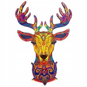 Деревянный пазл для взрослых Подарочный Олень А3 Pasjo24