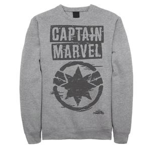 Мужской свитшот с логотипом Captain Marvel