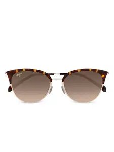 Солнцезащитные очки в оправе черепаховой расцветки Maui Jim, золотой