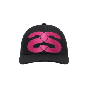 Низкая профессиональная большая кепка-снепбек Stussy, черный