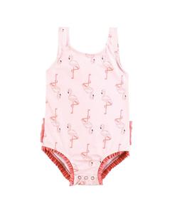 Детский купальник, с леопардовым принтом Hudson Baby, Pink flamingo