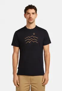 125 легкая футболка с принтом в виде сферы coollite Icebreaker, Black