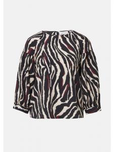 Блузка 49A4_бежевого цвета comma