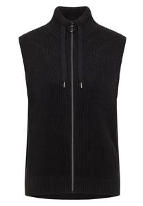 Вязаный жилет CECIL, черный