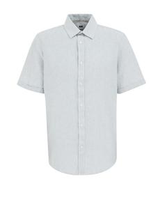 Рубашка на пуговицах классического кроя WE Fashion, светло-синий