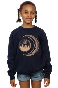 Толстовка Хогвартса с Луной Harry Potter, темно-синий