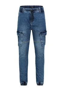 Джинсы свободного кроя MIT KORDELZUG UND CARGOTASCHEN Sublevel, цвет Blau