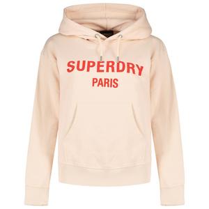 Худи Superdry Sport Luxe Loose, бежевый