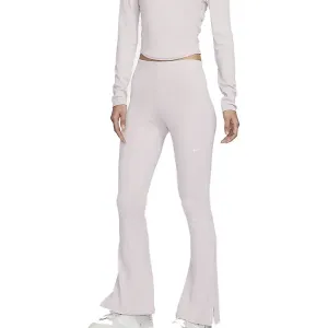 Штаны спортивные холодные трикотажные клеш Nike, фиолетовый