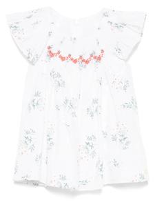 Tartine Et Chocolat платье с цветочным принтом, белый