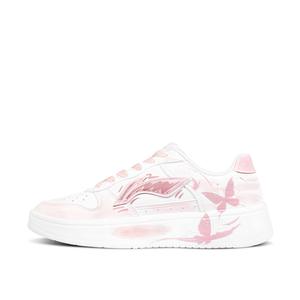 LINING Понтонные лодки скейтерские кроссовки женские low top белые