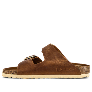 (WMNS) Birkenstock Arizona Big Buckle 'Oiled Leather Cognac'