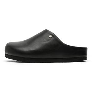 KUNGFUDEER Резиновые подошвы с противоскользящим покрытием, устойчивые к истиранию, закрытые тапочки унисекс черные, цвет Black