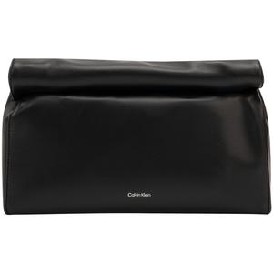 CALVIN KLEIN Клатч из овчины среднего размера женский Space Black, BAE-Space Black