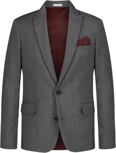 Пиджак-блейзер Calvin Klein для мальчиков, однобортный, с застежкой на 2 пуговицы, манжетами на пуговицах и передними карманами с клапанами., Grey Windowpane