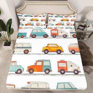Erosebridal Детский комплект постельного белья с автомобильной тематикой, Multi 03