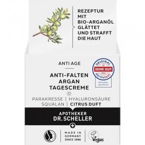 Дневной крем с арганой против морщин Dr. Scheller, 50 ml