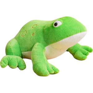 Веселая плюшевая игрушка лягушка растущая кукла, высота 35см Mr. Toy, зеленый