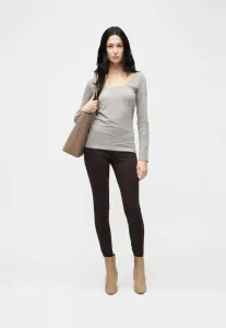 Комплект из 2 футболок с длинными рукавами Anna Field, Gray/Coffee Bean