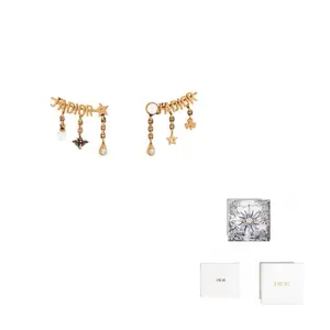 Металлические серьги-гвоздики Women's DIOR