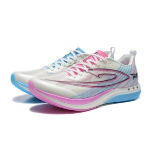 DEERWAY Беговые кроссовки Unisex белые фиолетовые