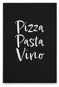 Картина на холсте A.S. Création PizzaPastaVino цвет weissschwarz