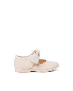 Полотновая ткань для девочек Мэри Джейн с застежкой на липучки Pisamonas, бежевый
