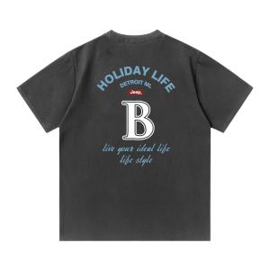 Футболка для школьников с круглым вырезом Moderate Jeep, темно-серый