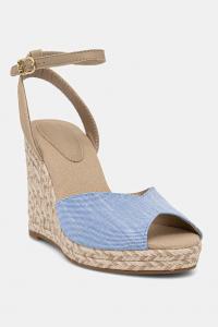 Сандалии Chambray High Wedge Espadrille Tommy Hilfiger, синий