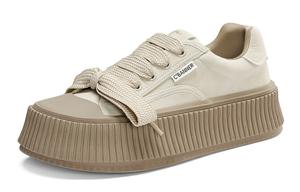 Кроссовки CВ°BANNER Skateboard Shoes Women's Low-Top Beige Apricot