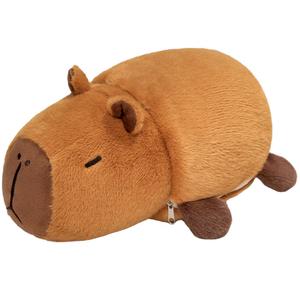 Трансформирующаяся плюшевая кукла Creative Capybara с двумя сторонами, высота 25 см/30 см MERCONSER, коричневый