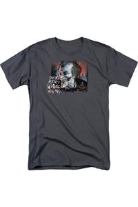 Футболка / футболка с коротким рукавом для взрослых Batman Arkham City Plenty Wrong Gildan, цвет charcoal