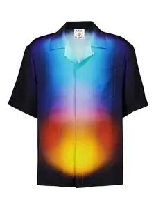 Рубашка с эффектом градиента Casablanca, синий