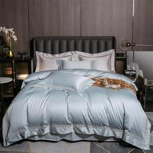 YUSIWOAL Комплект постельного белья King премиум хлопок 1000 нитей саржевое переплетение гипоаллергенный Color 5