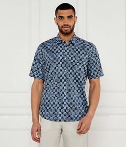 Рубашка раш_2_м Regular fit Boss Orange, синий