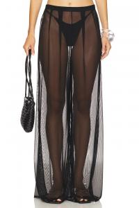 Мужские брюки с плиссировкой Norma Kamali, black