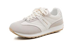 Нескользящие, износостойкие, легкие, низкие повседневные туфли цвета экрю для женщин PAUL FRANK, Ecru