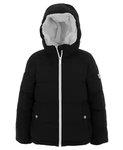 Пуховик с берберской подкладкой для больших девочек BCBG, черный