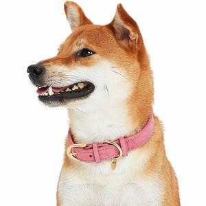 Ошейник для собак из натуральной кожи Blueberry Pet, розовый