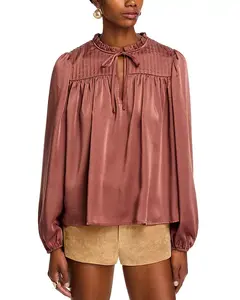 Блузка с длинными рукавами «Анастасия» Wayf, красный